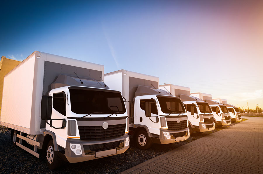 GPS Fleet Tracking Fleet of Trucks