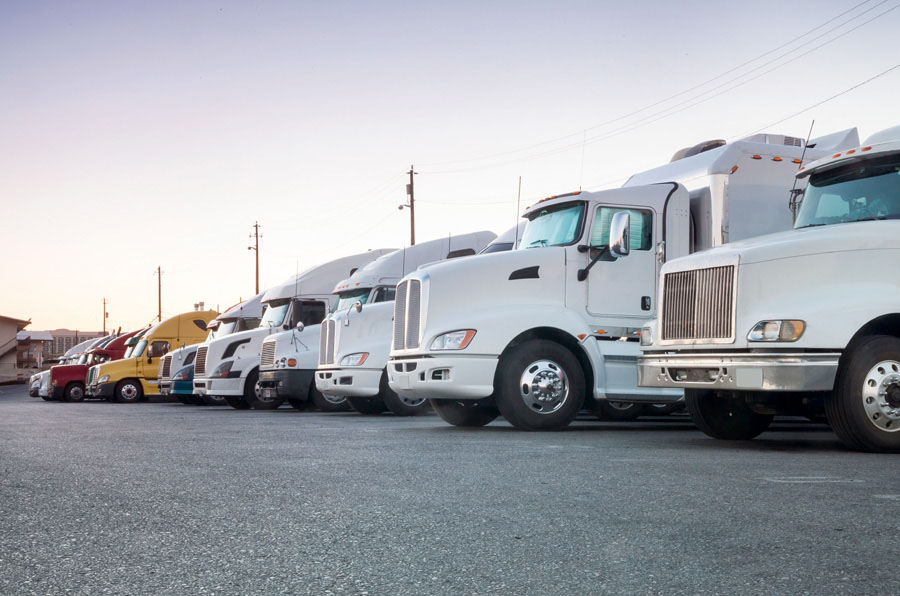 GPS Semi Truck Tracking Fleet of Trucks