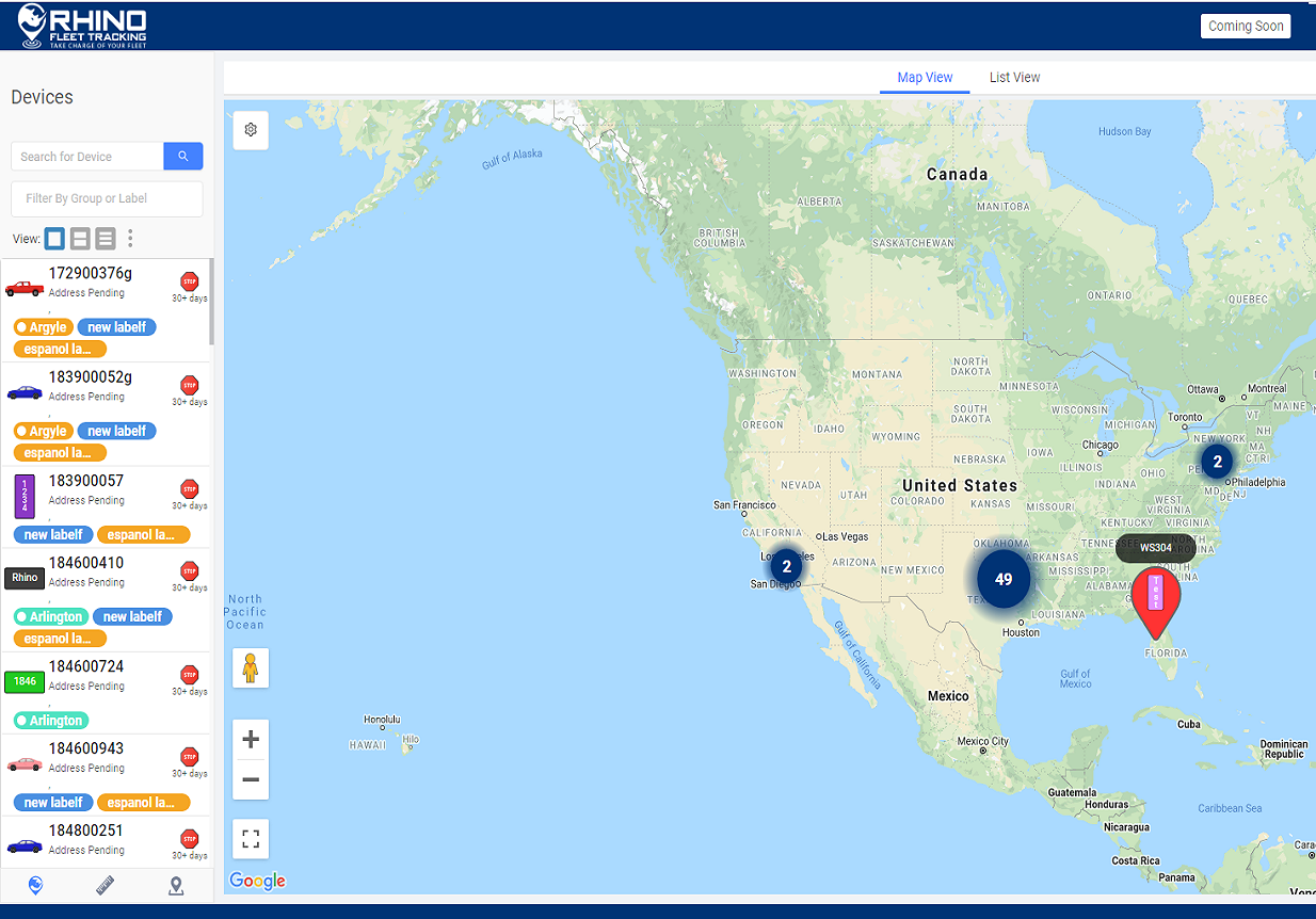 Tracking Map